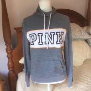 Pink Victoria’s Secret Gray Sweatshirt Size XS